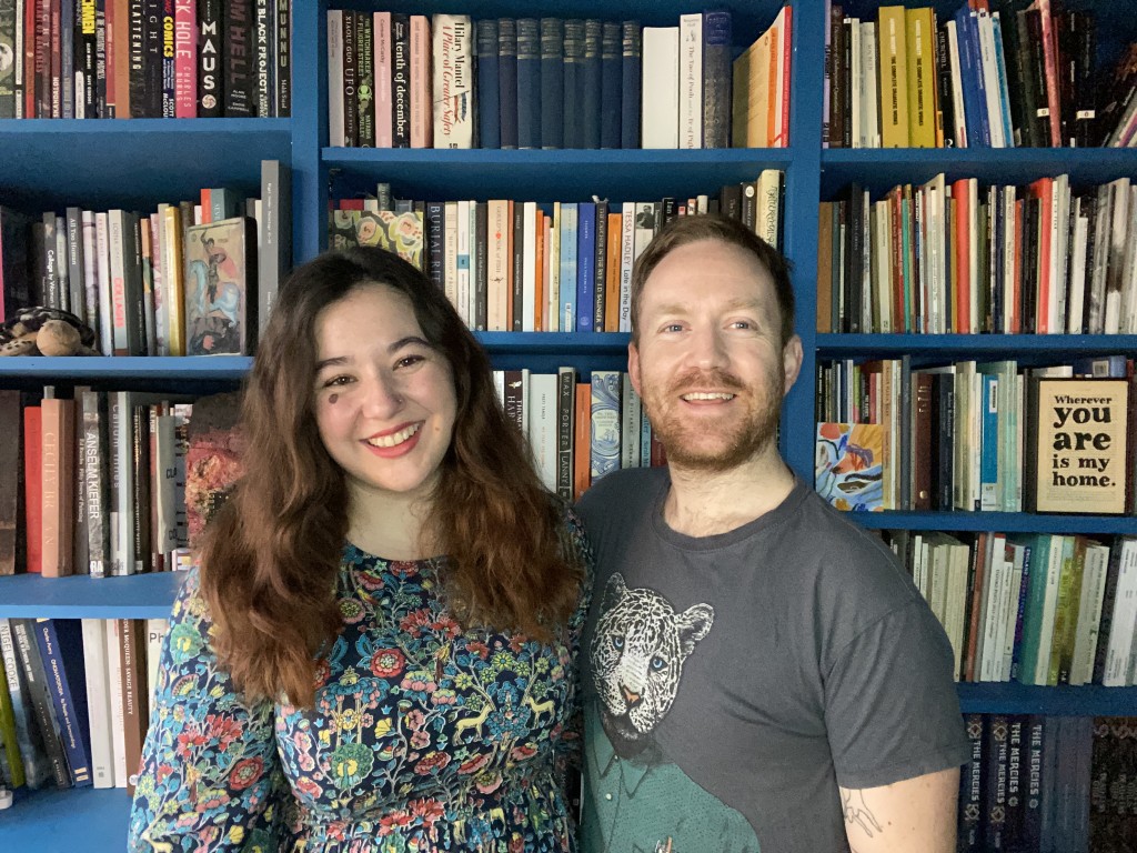 Author Kiran Millwood Hargrave and illustrator Tom de Freston